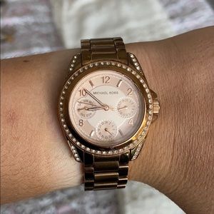 Rose Gold MK Watch